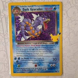 Dark Gyarados 8/82 25th Anniversary Celebration Pokemon TCG